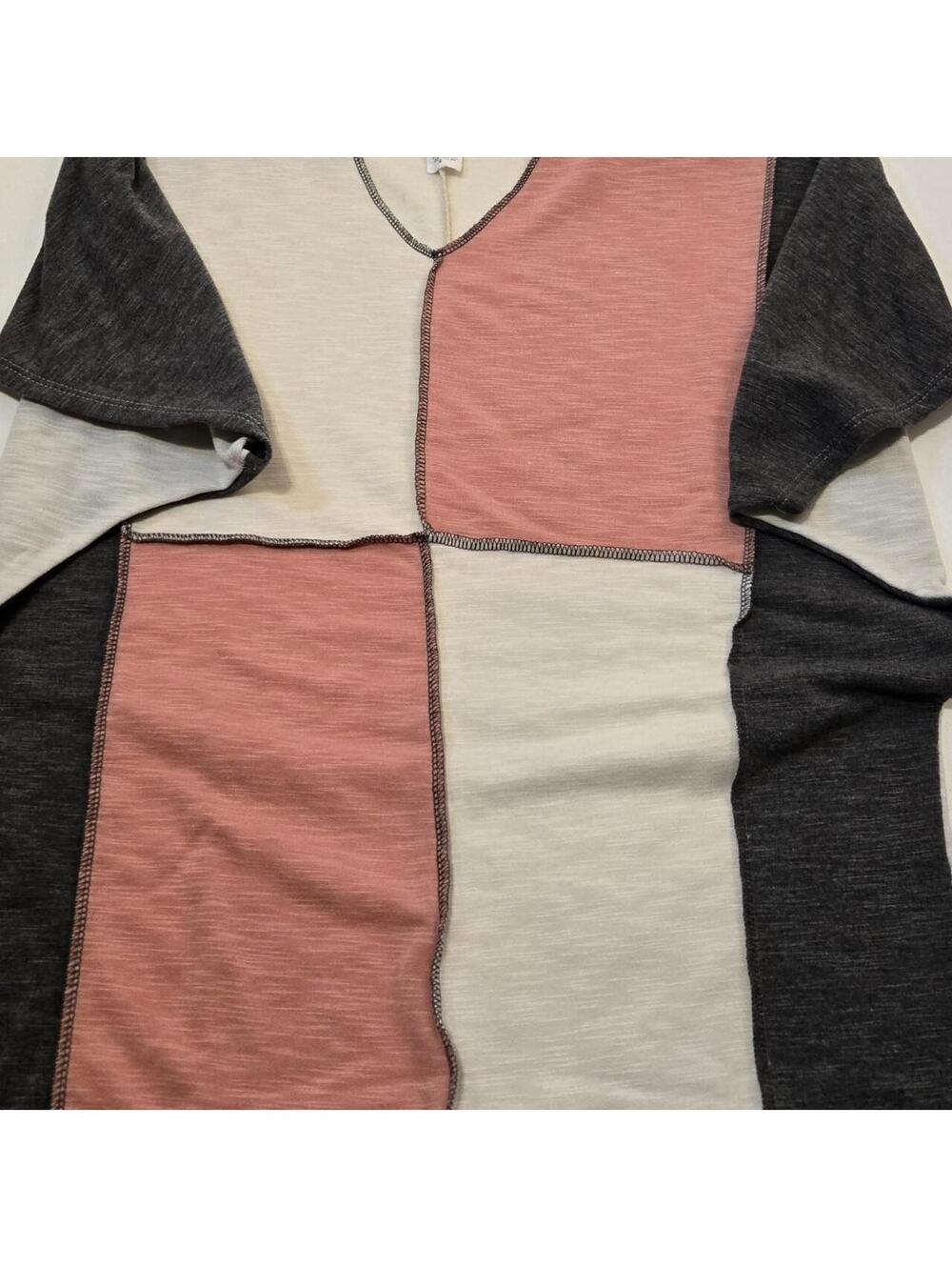 Women's Multi and White Tshirt